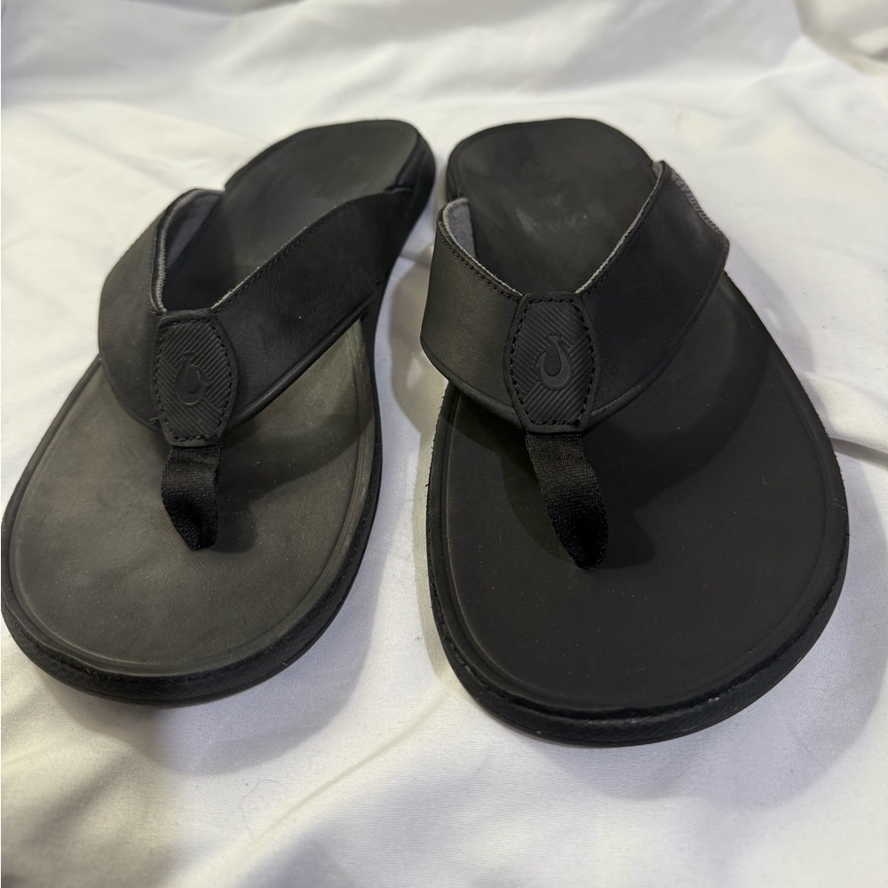 Olukai Tuahine Men’s Waterproof Leather Sandals M/Size 13
